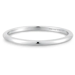 ANIA HAIE SILVER PLAIN RING R058-01H