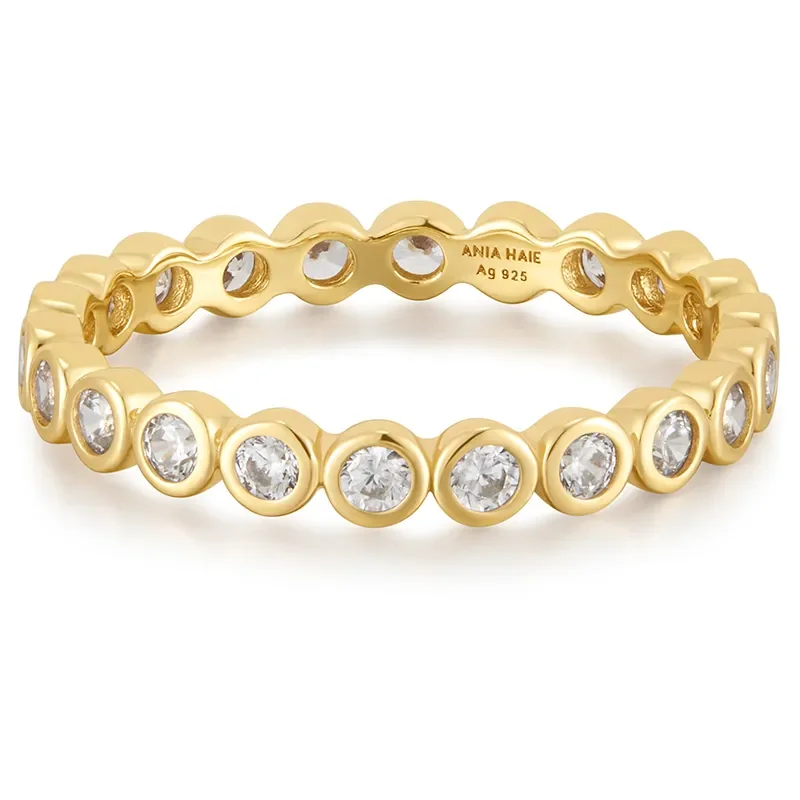 ANIA HAIE GOLD BEZEL SET RING R058-03G