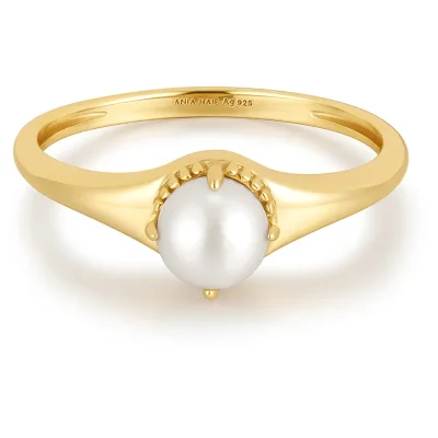 ANIA HAIE FRESHWATER PEARL STACKING RING R058-06G