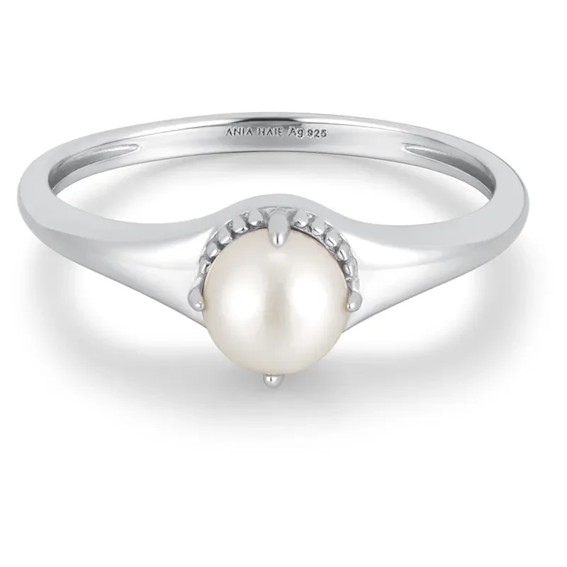 ANIA HAIE FRESHWATER PEARL STACKING RING R058-06H