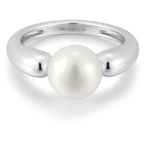 ANIA HAIE SILVER FRESHWATER SPHERE PEARL RING R058-07H