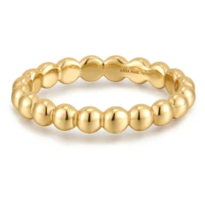 ANIA HAIE GOLD ROUND DOME RING R059-03G