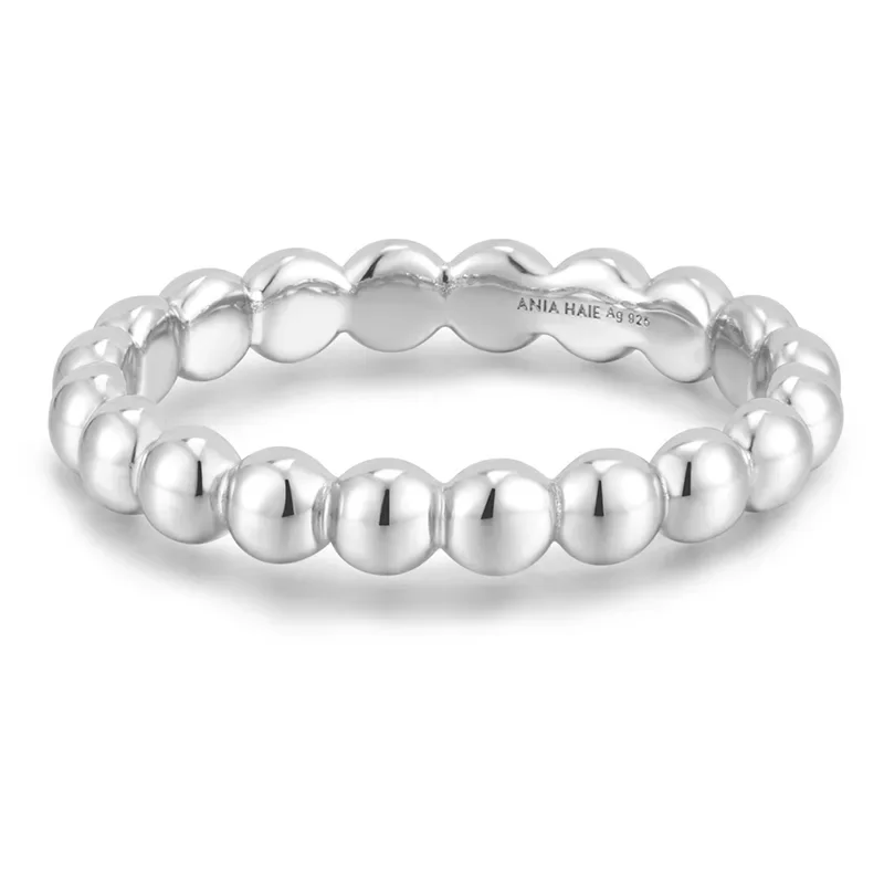 ANIA HAIE SILVER ROUND DOME RING R059-03H