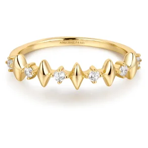 ANIA HAIE GOLD MULTI SPARKLE RING R061-03G