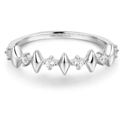 ANIA HAIE SILVER MULTI SPARKLE RING R061-03H