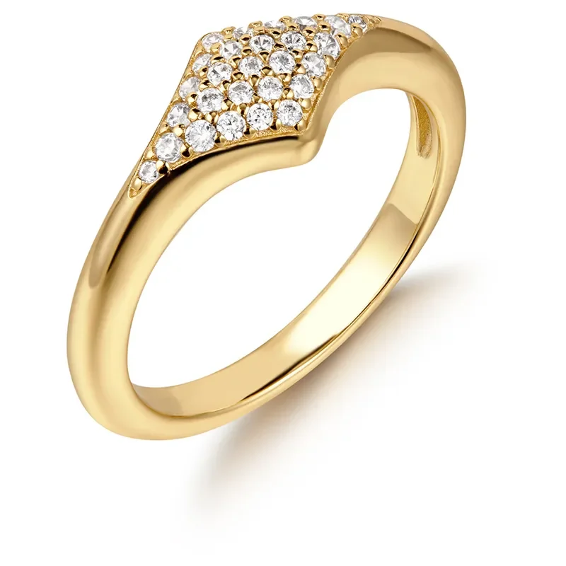 ANIA HAIE GOLD PAVE SPARKLE RING R061-05G