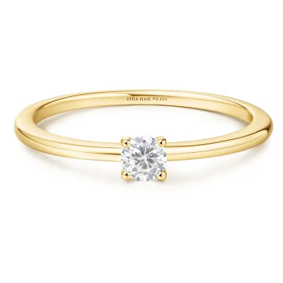 ANIA HAIE GOLD CLASSIC SLIM STACKING RING R064-01G