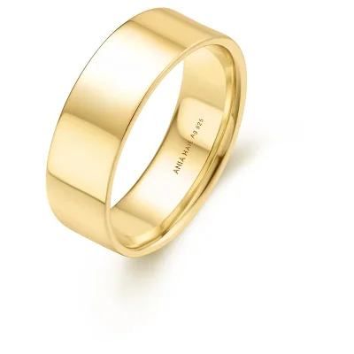 ANIA HAIE GOLD 6MM SMOOTH BAND RING R064-04G