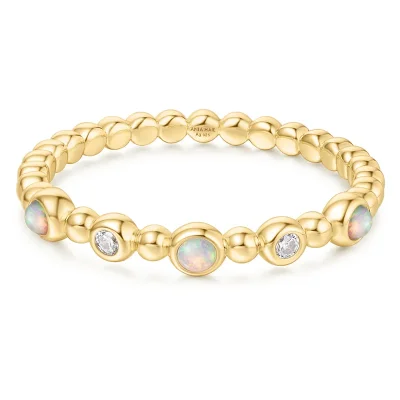ANIA HAIE GOLD BEZEL KYOTO OPAL BEADED RING R064-05G