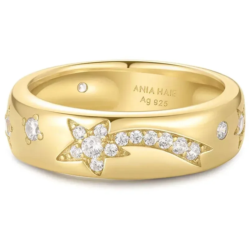 ANIA HAIE GOLD CELESTIAL CHUNKY RING R066-03G