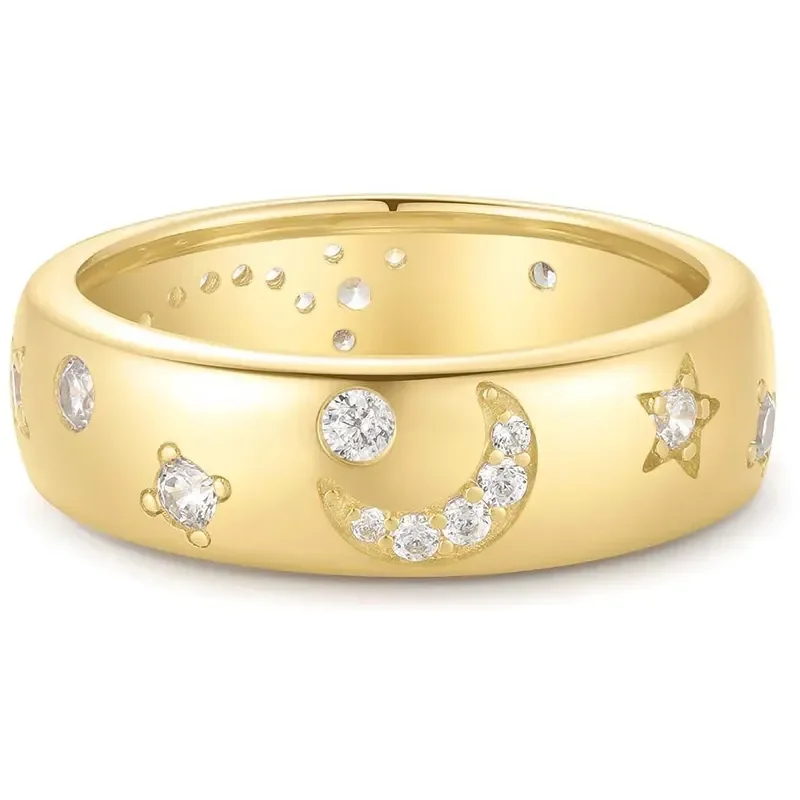 ANIA HAIE GOLD CELESTIAL CHUNKY RING R066-03G