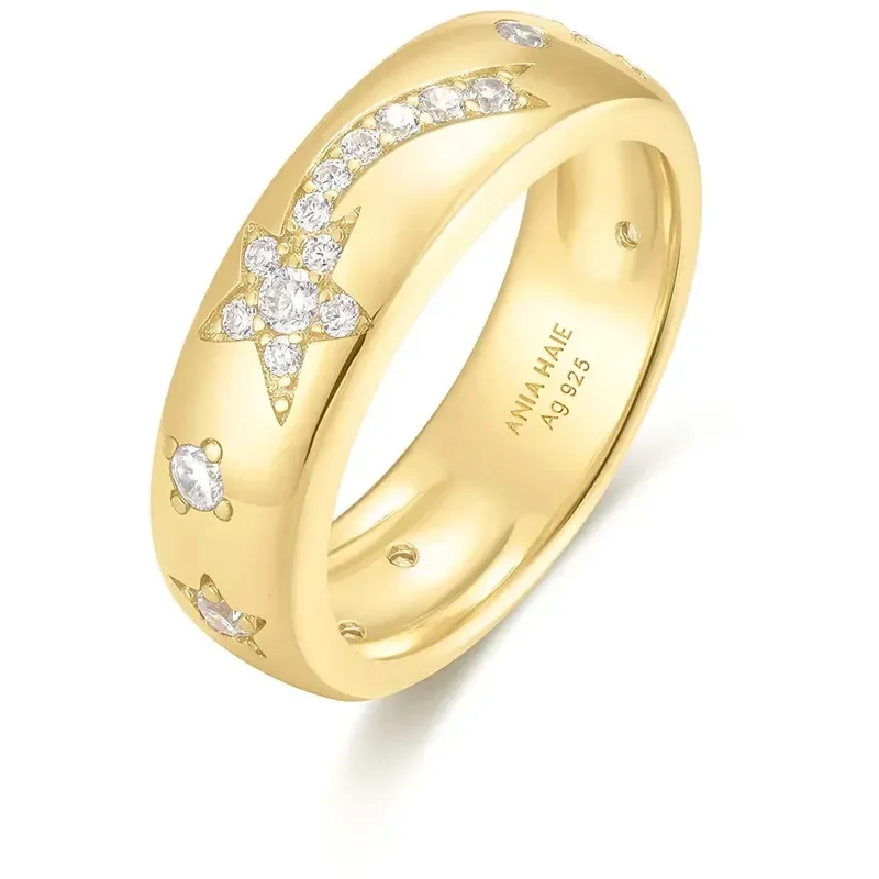 ANIA HAIE GOLD CELESTIAL CHUNKY RING R066-03G