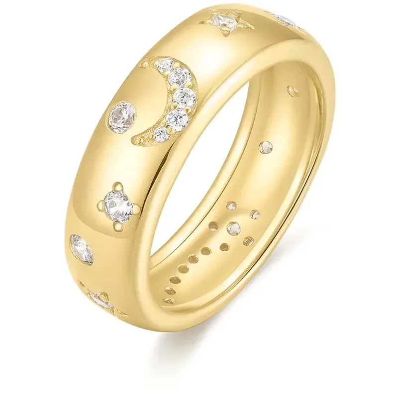 ANIA HAIE GOLD CELESTIAL CHUNKY RING R066-03G