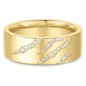 ANIA HAIE GOLD TIGER STRIPE BAND R067-03G