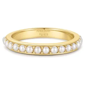 ANIA HAIE GOLD SHELL PEARL BEADED RING R069-03G