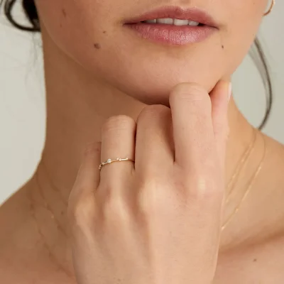 ANIA HAIE 14 KT GOLD RING RAU002-03YG