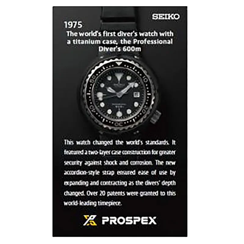 PROSPEX HISTORICAL PLAQUE (1975)