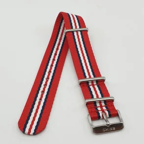 SEIKO 5 SPORTS STRAP RED/NAVY/WHITE