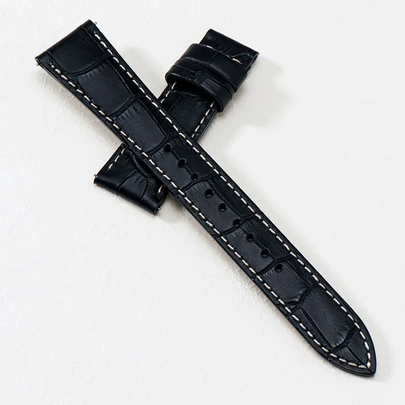 SEIKO PRESAGE STRAP 20MM BLACK/ECRU BEIGE