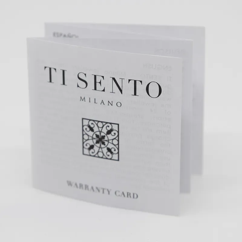 TI SENTO WARRANTY CARD