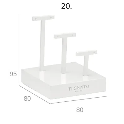 TI SENTO EARRINGBLOCK RIGHT (SMALL)1 PCS