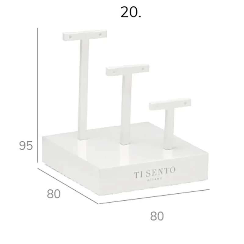 TI SENTO EARRINGBLOCK RIGHT (SMALL)1 PCS