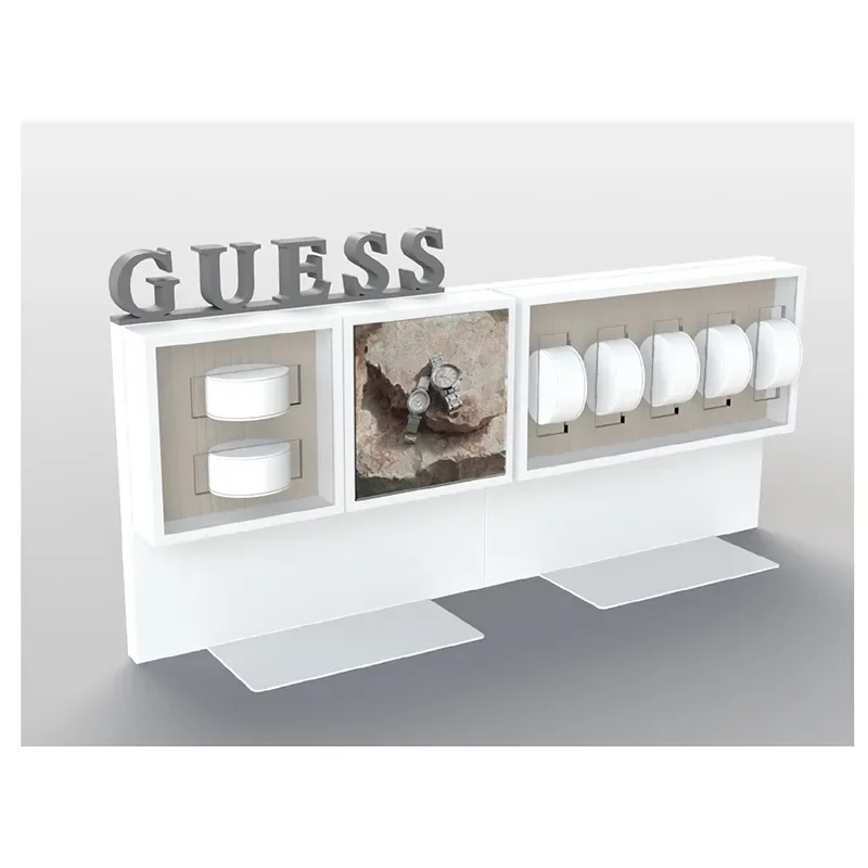 GUESS WINDOW BACK PANEL 62,7WX31,1HXD14CM 7 WATCHE