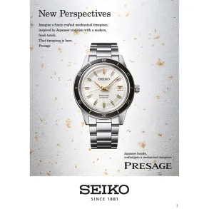 SEIKO GLOBAL BRAND PRESAGE- SRPG03J1- 50x70