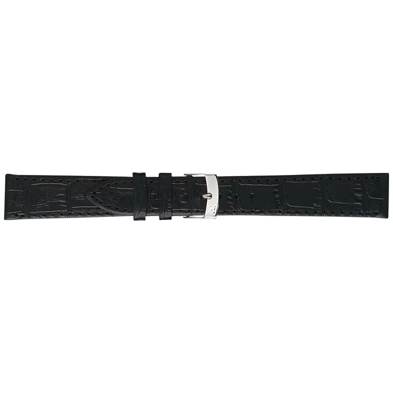 KAJMAN ALLIGATOR CALF BLACK