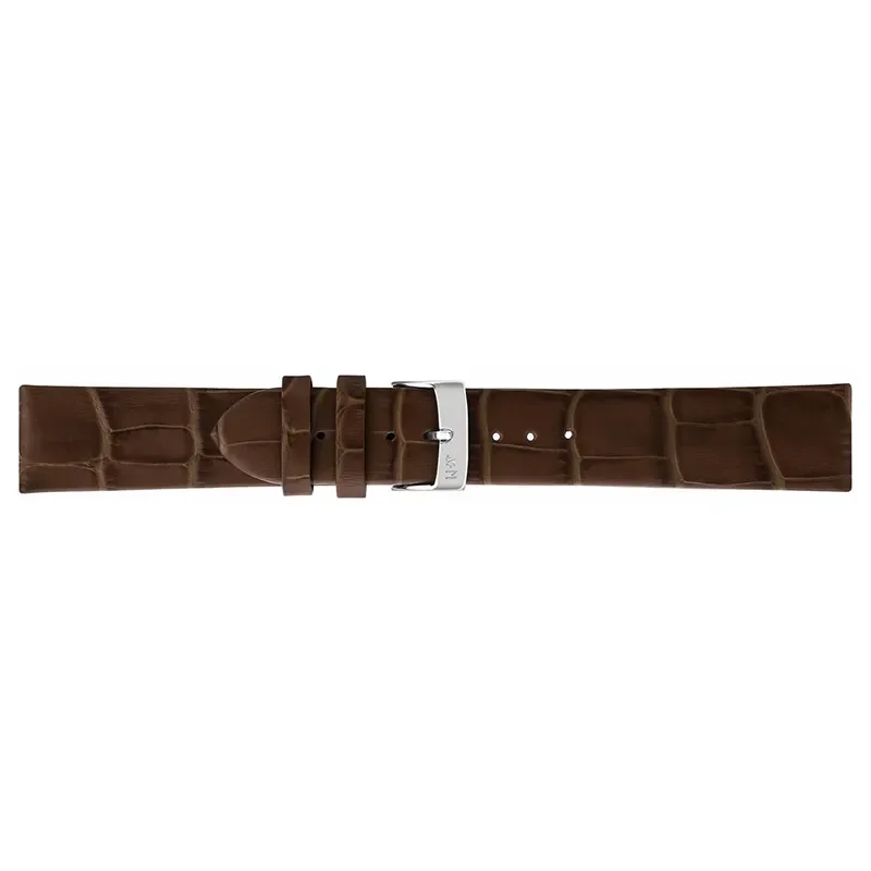 CLEAN RECYCLED CALF LEATHER DARK BROWN