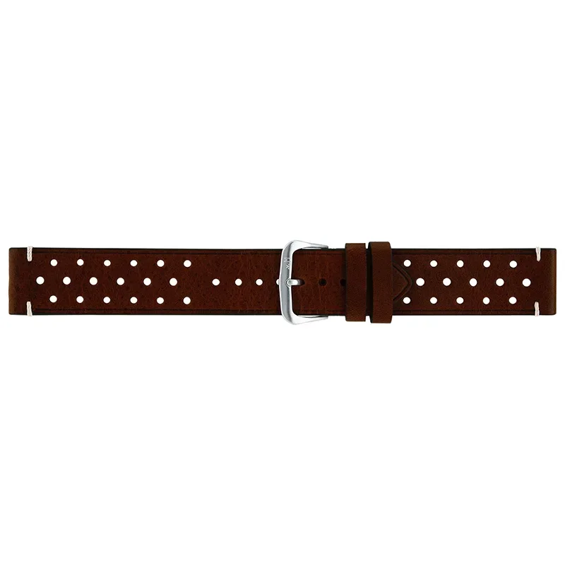 BRAHMS VEGETABLE TANNING LEATHER DARK BROWN