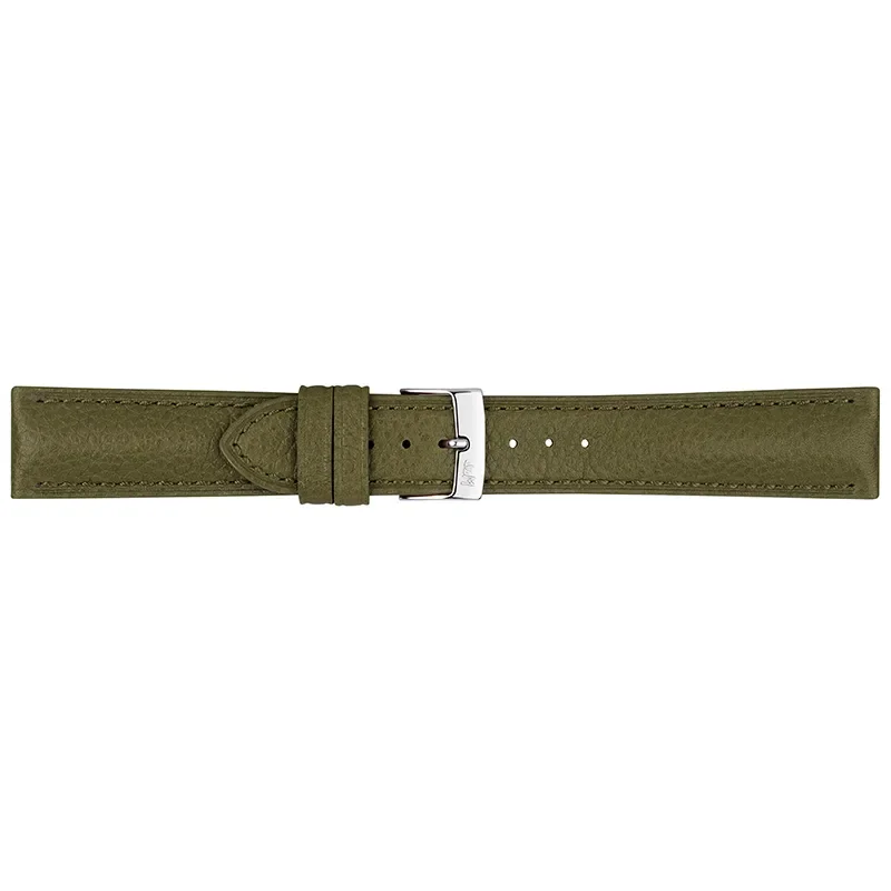 HORNET CALF DRUMMED LEATHER PISTACHIO