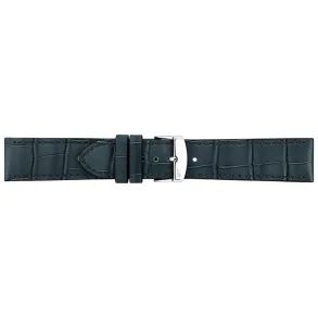 USTICA CALF LEAT.ALLIGAT GRAIN BLUE