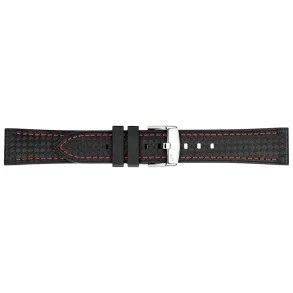 STINTINO RUBBER & CARBON BLACK/RED