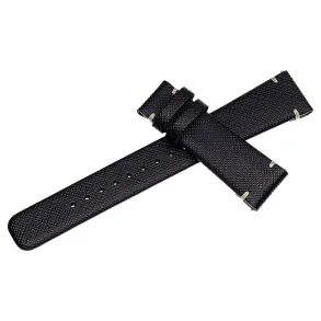 KING SEIKO STRAP BLACK SWS