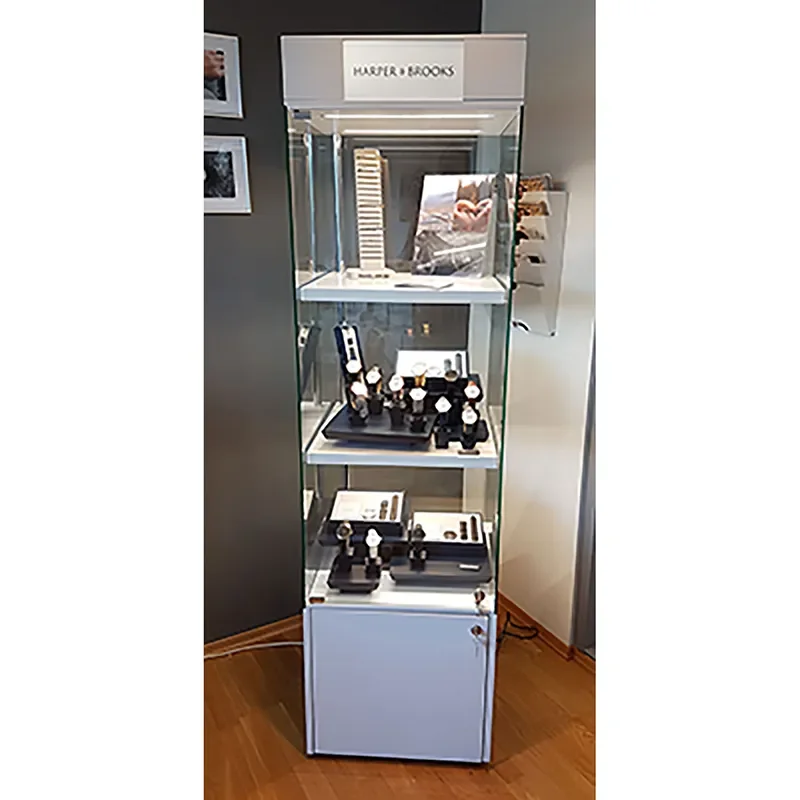 UNI TOWER 52X52X188 WHITE 3 LEVELS LIGHT BOX